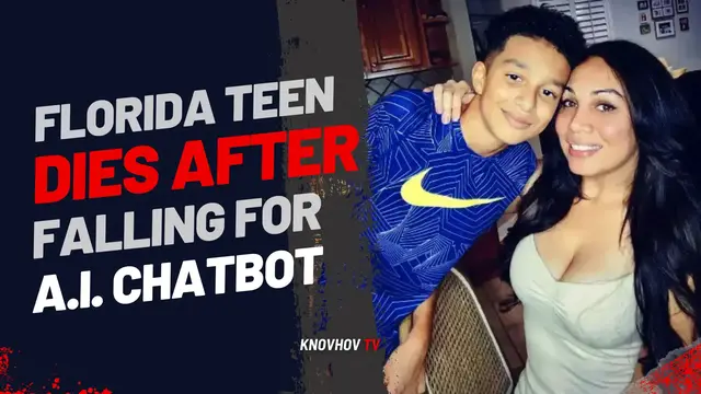 'Video thumbnail for Florida Teen Dies After Falling in Love for A.I. Chatbot'