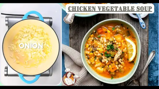 'Video thumbnail for Chicken Vegetable Soup'