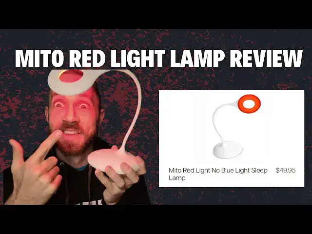 'Video thumbnail for Mito Red Light No Blue Light Sleep Lamp Review | Upgrade Your Sleep'