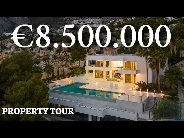 'Video thumbnail for Touring a 8.500.000€ HOME in Altea, Spain | Exclusive 7 Bed, 9 Bath Estate | ALICANTE'