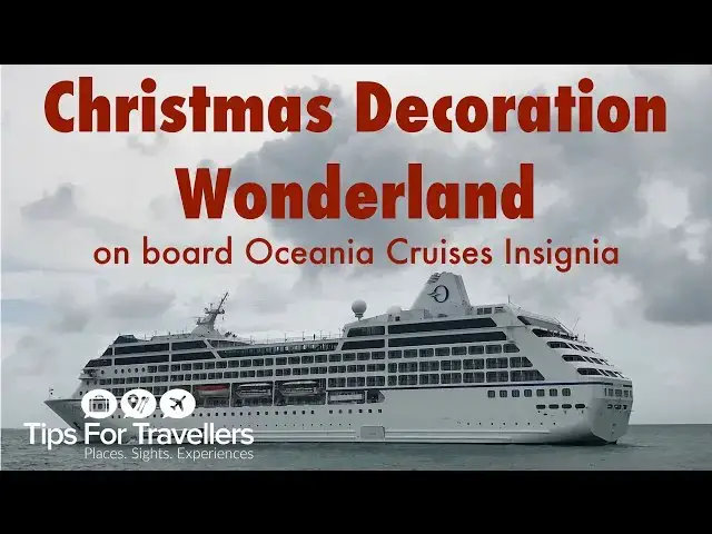 'Video thumbnail for Oceania Insignia Christmas Decorations : horribly tacky or gorgeous festive wonderland? You decide!'
