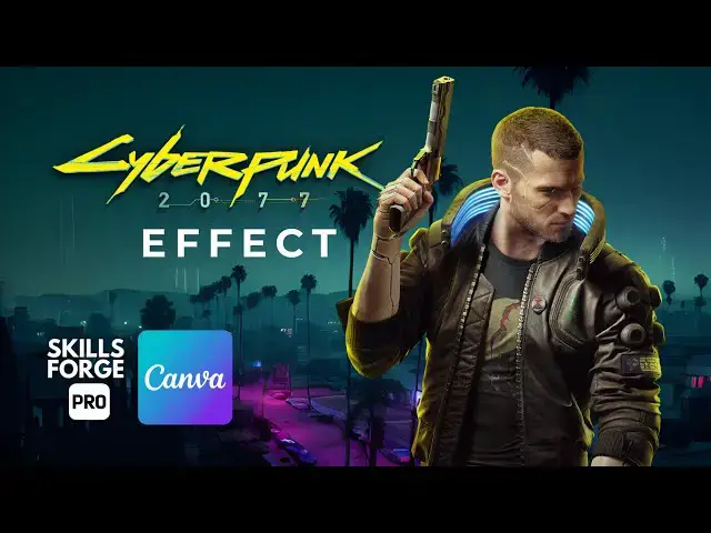 'Video thumbnail for Make INSANE Cyberpunk Effect in Canva in 60 Seconds!'