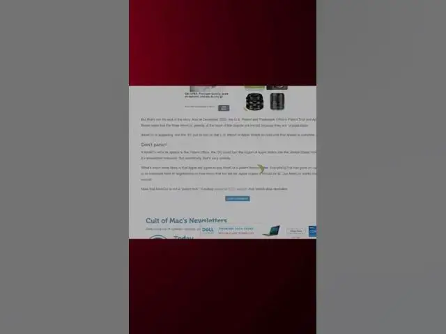 'Video thumbnail for Apple Watch Import Ban'