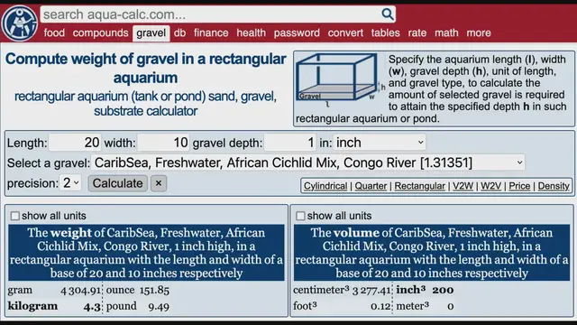 'Video thumbnail for How to Calculate Gravel Weight for Your Aquarium'