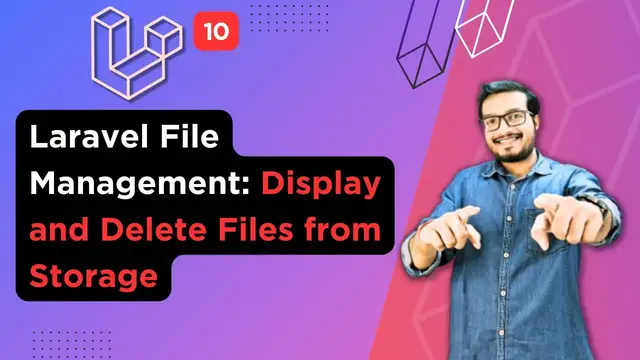 'Video thumbnail for Laravel File Management: Display and Delete Files From Storage'