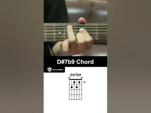'Video thumbnail for How To Play The D#7b9 Chord On Guitar - Guvna Guitars'
