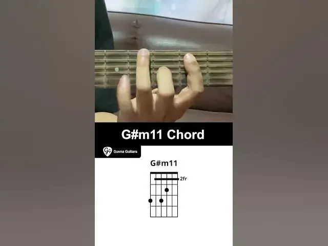 'Video thumbnail for How To Play The G#m11 Chord On Guitar - Guvna Guitars'
