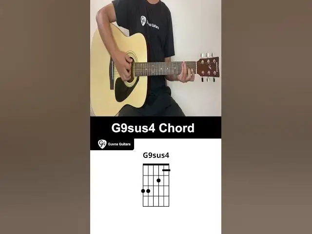 'Video thumbnail for How To Play The G9sus4 Chord On Guitar - Guvna Guitars'