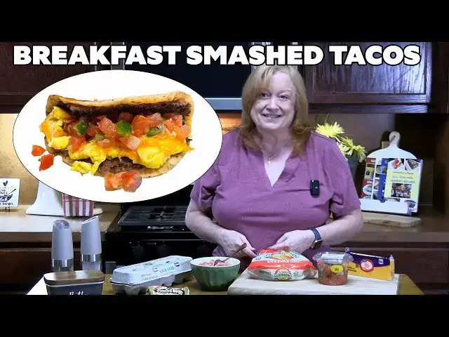 'Video thumbnail for BREAKFAST SMASHED TACOS'