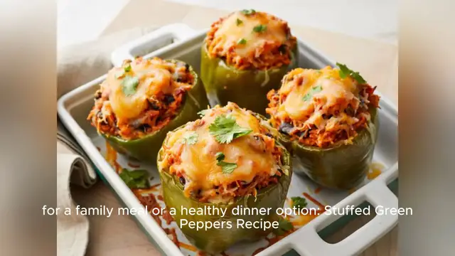 'Video thumbnail for stuffed green peppers recipe'