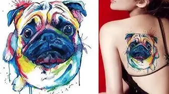 'Video thumbnail for 34 Best Pug Tattoo Ideas That Will Blow Your Mind!'
