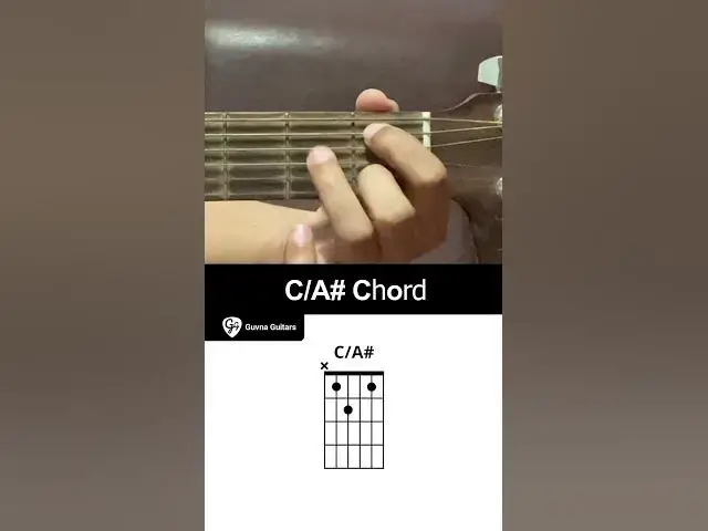 'Video thumbnail for How To Play The C/A# Chord On Guitar - Guvna Guitars'