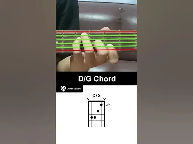 'Video thumbnail for How To Play The D/G Chord On Guitar - Guvna Guitars'