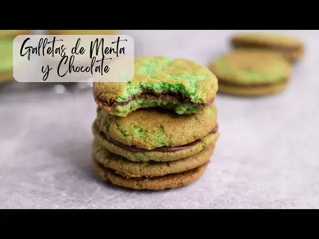 'Video thumbnail for Galletas Fáciles de Menta y Chocolate'