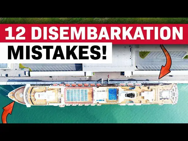 'Video thumbnail for 12 Major Cruise Disembarkation Day Blunders To Avoid'