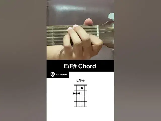 'Video thumbnail for How To Play The E/F# Chord On Guitar - Guvna Guitars'