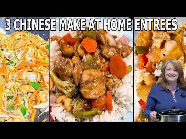 'Video thumbnail for MAKE THESE 3 EASY CHINESE ENTREES AT HOME'