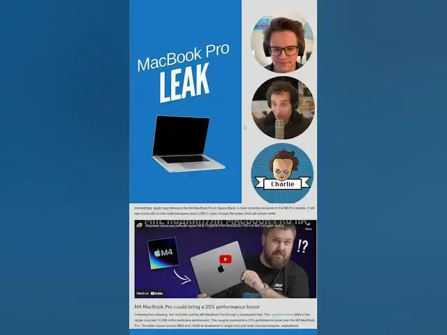 'Video thumbnail for The Great MacBook Pro Leak: What We Know and What's Coming'