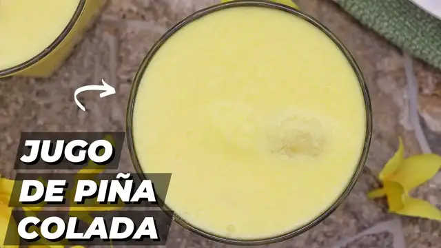 'Video thumbnail for Jugo de Pi帽a Colada m谩s r谩pida que PUEDAS hacer'
