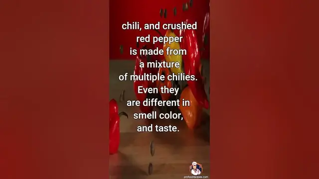'Video thumbnail for Chili Flakes Vs Crushed Red Pepper'