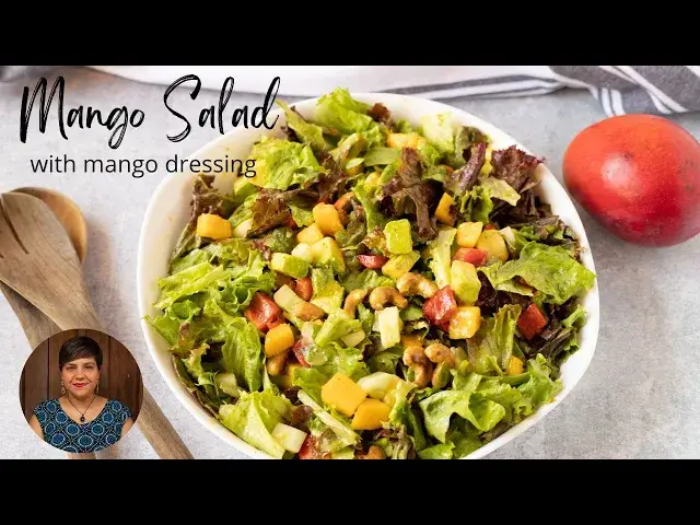 'Video thumbnail for Mango Salad with Spicy Mango Dressing'