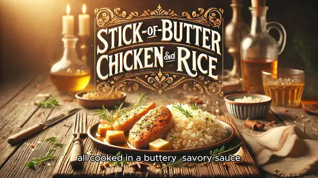 'Video thumbnail for Stick-of-Butter Chicken and Rice'