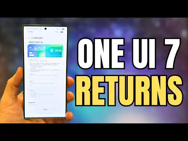 'Video thumbnail for Samsung One UI 7.0 Update Is BACK With An Ominous Warning For Galaxy Users'