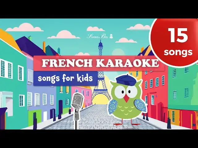 'Video thumbnail for 15 GREAT 🇫🇷 Karaoke Children's Songs from France with Lyrics'
