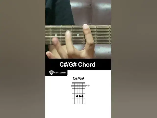 'Video thumbnail for How To Play The C#/G# Chord On Guitar - Guvna Guitars'