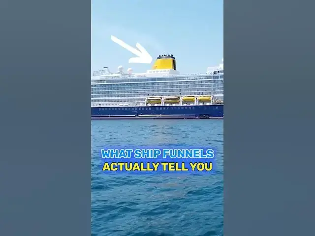 'Video thumbnail for What are cruise ship’s funnels actually for? #shorts'