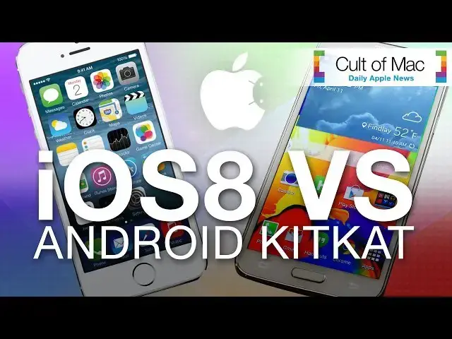 'Video thumbnail for iOS 8 vs. Android KitKat'