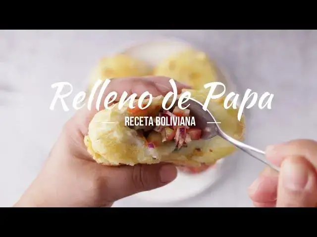 'Video thumbnail for Relleno de Papa (Receta Boliviana)'