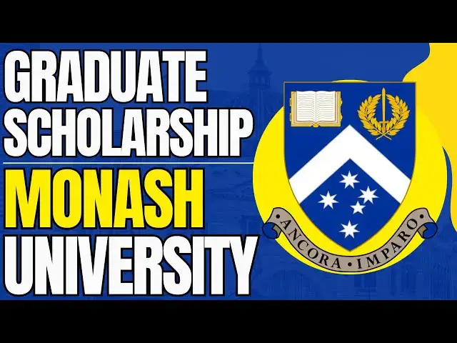 'Video thumbnail for Graduate Scholarship at Monash University | Study in Australia'