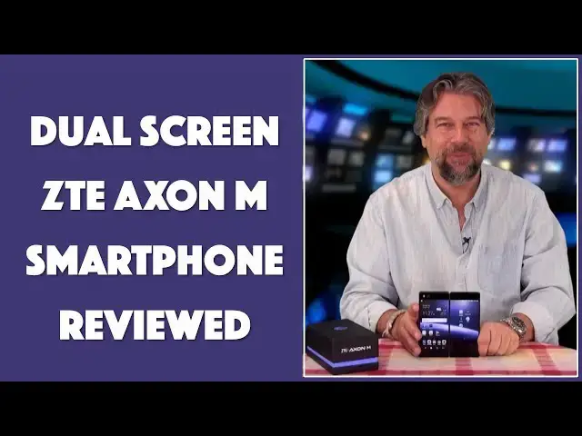 'Video thumbnail for The Amazing Dual Screen ZTE AXON M Phone -- REVIEWED'