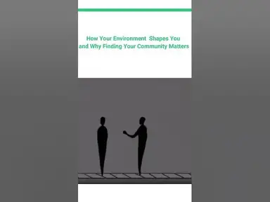 'Video thumbnail for How Your Surroundings Shape You #socialconditioning'