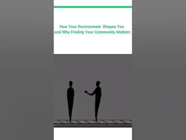 'Video thumbnail for How Your Surroundings Shape You #socialconditioning'