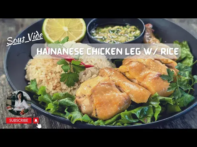 'Video thumbnail for Discover the SECRET to Juicy Hainanese Chicken Legs| Sous Vide Method'
