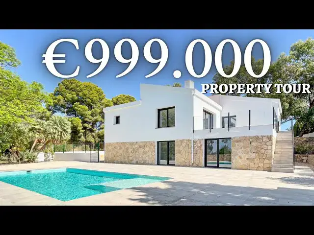 'Video thumbnail for Inside €999.000 New Modern House in Albir, Costa Blanca Spain | Costa Blanca Investments Darcy Maxim'