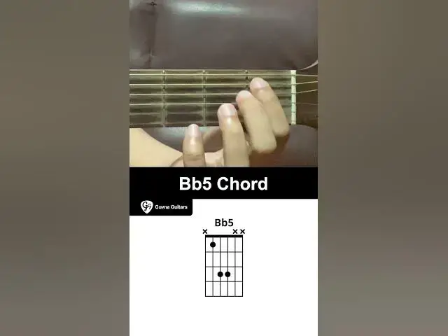 'Video thumbnail for How To Play The Bb5 Chord On Guitar - Guvna Guitars'