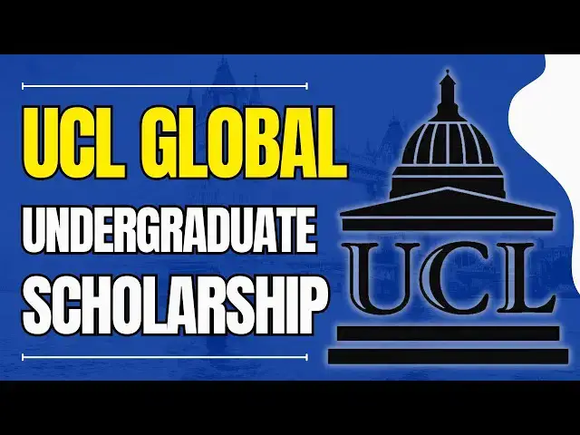 'Video thumbnail for UCL Global Undergraduate Scholarship at University College London | Study in United Kingdom'