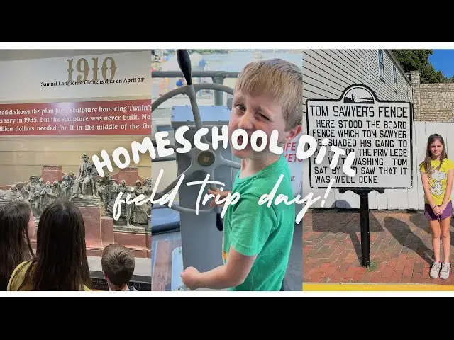 'Video thumbnail for Homeschool DAY IN THE LIFE || Field Trip Friday *Mark Twain Home + D-Day Ship*'