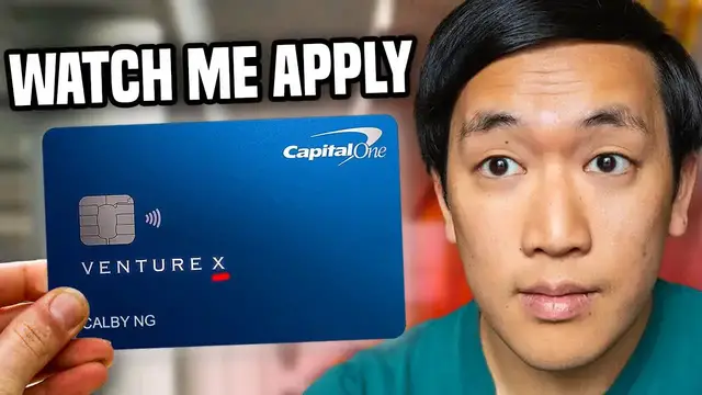 'Video thumbnail for calby ng: applying for the capital one venture x! credit score & application process'