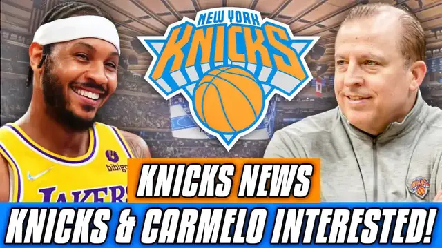 'Video thumbnail for REPORT: NY Knicks & Carmelo Anthony Have “Mutual Interest” In A Reunion! | New York Knicks News'