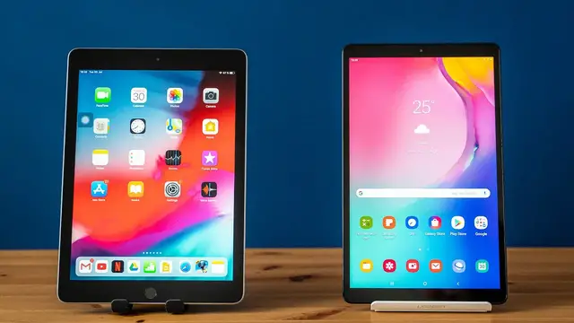 'Video thumbnail for Comparison: Apple iPad vs. Samsung Galaxy Tab A 10.1 2019'
