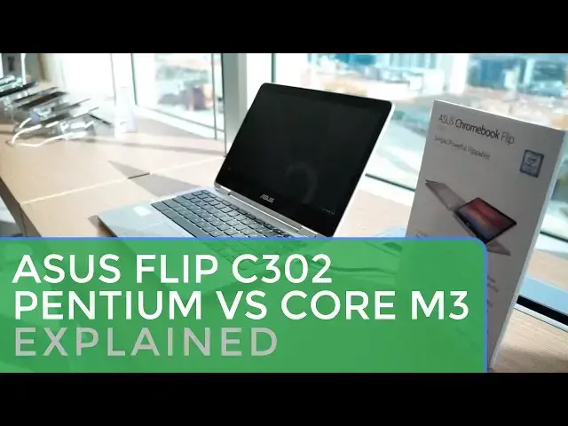 'Video thumbnail for ASUS Chromebook Flip C302 Pentium vs. Core m3: Explained'
