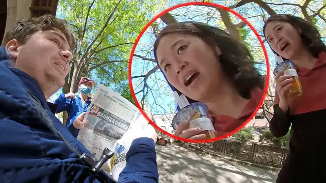 'Video thumbnail for Chinese People Shocked at White Guys Reading Newspapers in Chinese'