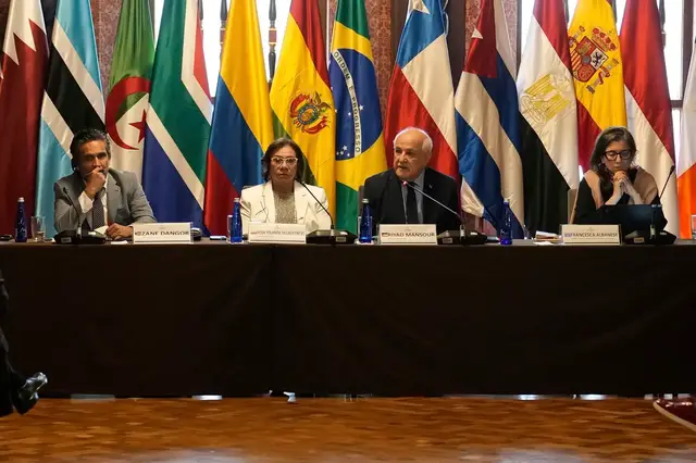 'Video thumbnail for Hague Group pushes for action, not just words, on Gaza'