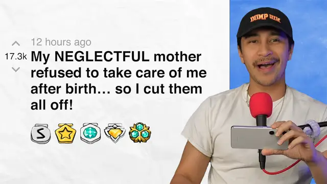 'Video thumbnail for My NEGLECTFUL mother refused to take care of me after birth… so I cut them all off! - r/AITAH | Reddit Stories'