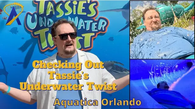 'Video thumbnail for Full Report from Tassie's Underwater Twist at Aquatica Orlando'
