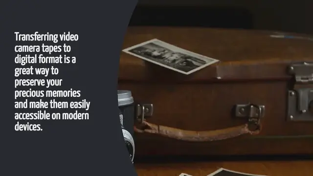 'Video thumbnail for How To Transfer Video Camera Tapes To Digital'